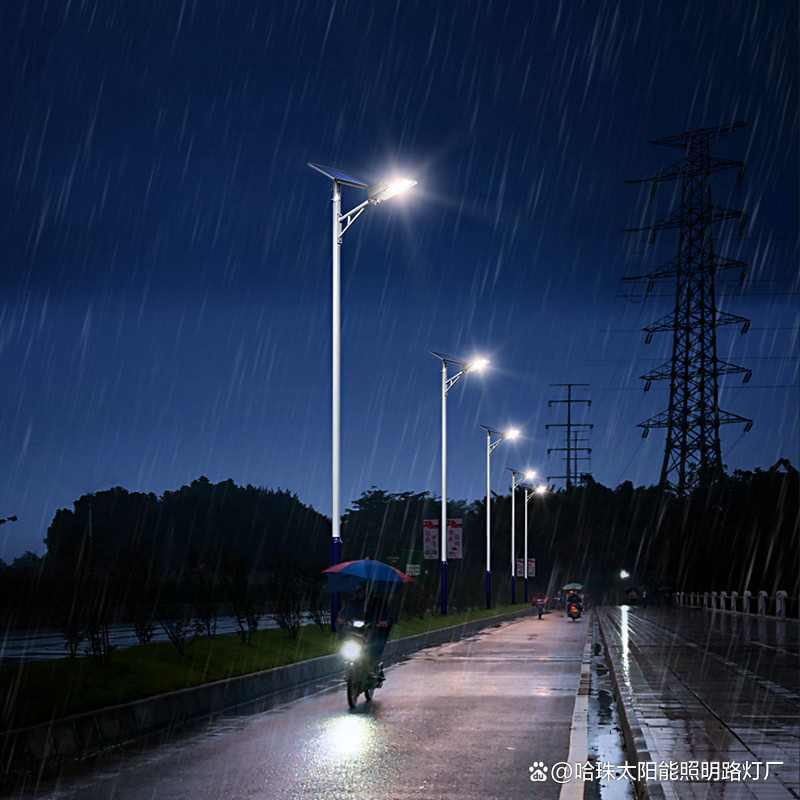 重慶太陽能路燈廠家匠心巨制 陰雨天不斷電，365天亮燈守護